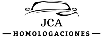 Logotipo JCA Homologaciones negro fondo blanco