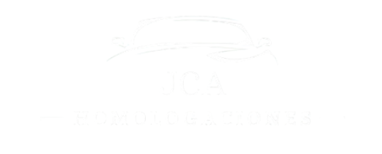 Logotipo JCA Homologaciones blanco